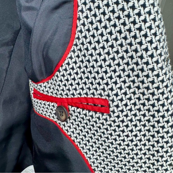 BODEN Canonbury Blazer Jacket Women’s U.S. Size 8 Preppy Cotton Tweed Blend EUC - Picture 6 of 7